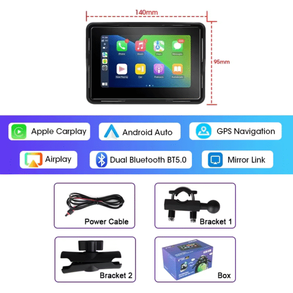 NaviMoto 5” CarPlay