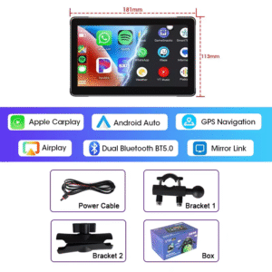 NaviMoto 7” CarPlay